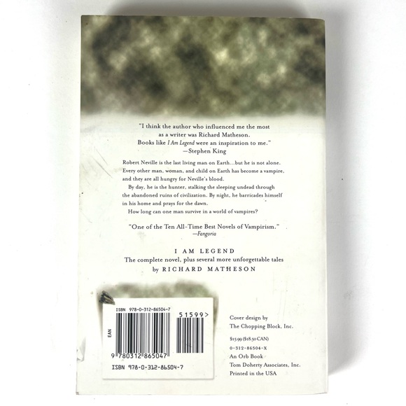 You are purchasing a Good copy of - I Am Legend - Picture 2 of 3